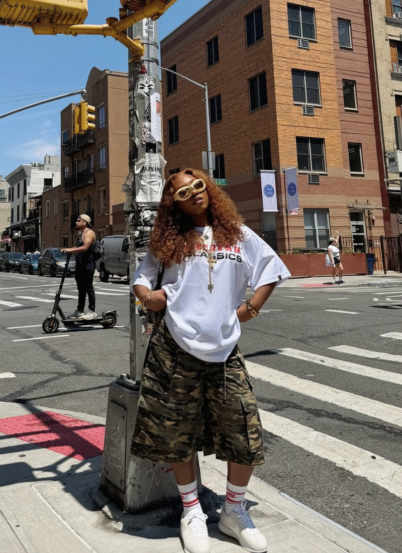 Six Effortless Ways to Style Your Camo Shorts This Summer